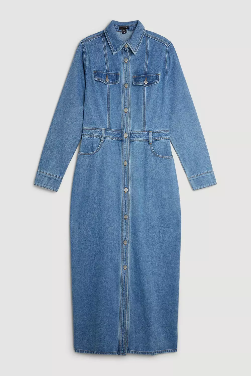 Karen millen outlet denim utility dress